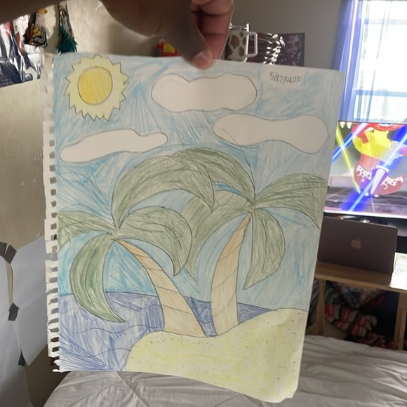 Summer Island Landscape Art Drawing - Picture 12 of 17